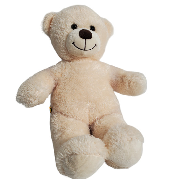Build A Bear Plush Bear Light Tan Stuffed Animal 16" - Picture 1 of 6